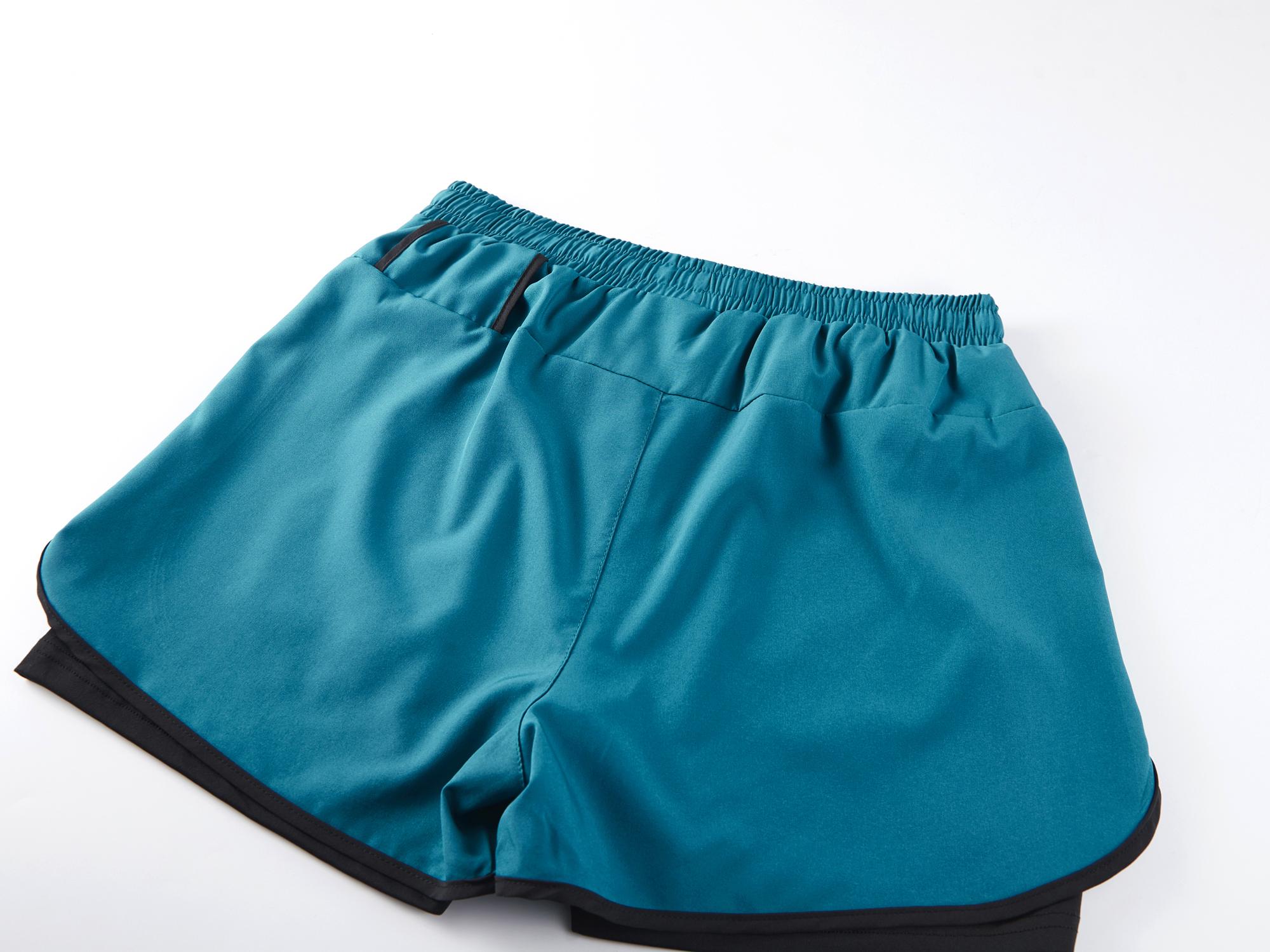 Men’s 5-pack double-layer faux two-piece running shorts with phone pocket and towel loop; quick-drying, breathable, anti-exposure design; lightweight and comfortable; versatile for running, fitness, basketball training, everyday commuting.