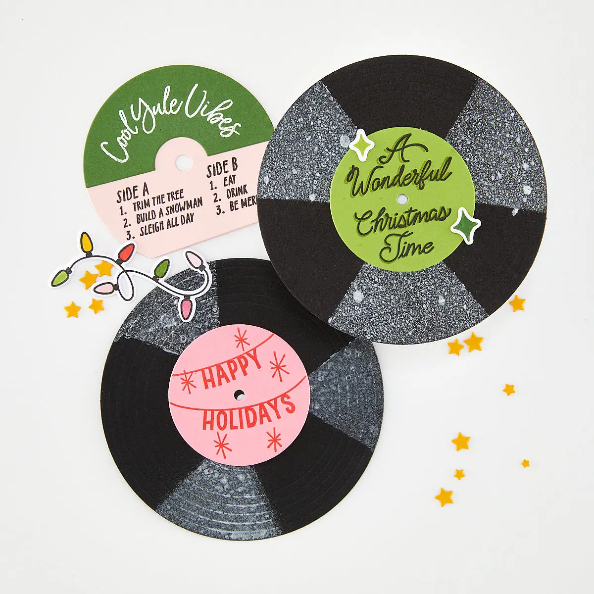 Drop the Needle Stencils