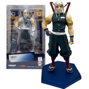 Tengen Uzui Figure from Demon Slayer Kimetsu no Yaiba Vol 11 Anime Collectible Art Toy with Swords and Accessories Officially Themed for Fans