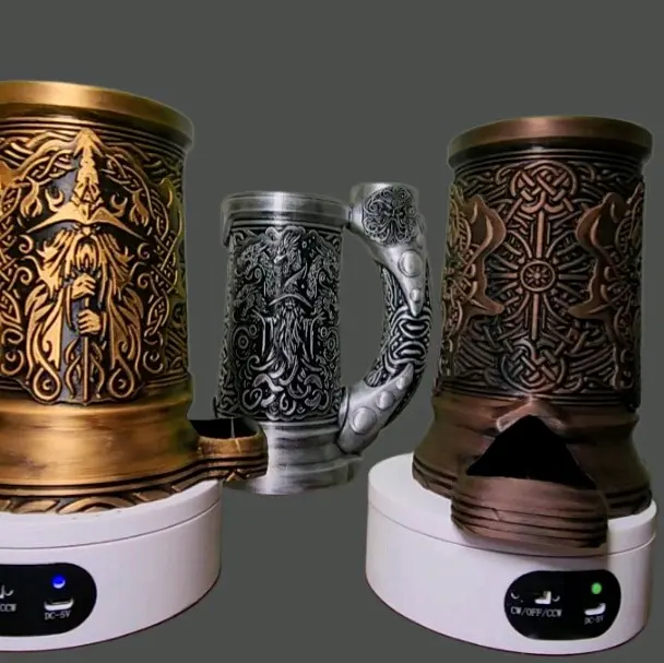 Wizard Dice Tower Can Holder Mug 12 or 16oz Cup Drinkware Tumbler Koozie Cozy