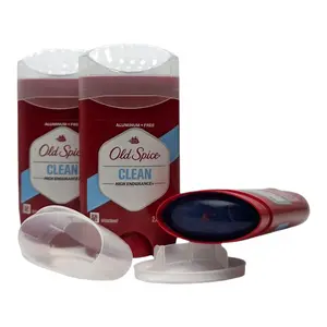 Old Spice High Endurance Clean Deodorant for Men 2.0 oz 3 Pack Aluminum Free Daily Body Care Clear Formula 48 Hours Odor Protection