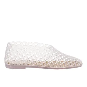 Steve Madden Womens Grove Jelly Flats Casual - Clear
