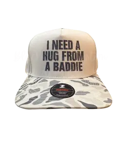 "I Need A Hug From A Baddie" Fun Hats for Men and Women, Fashion Clothes Accessories