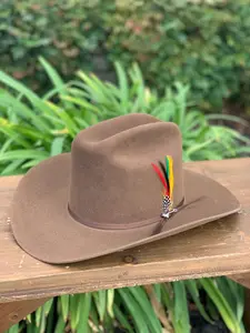 STETSON 6X RANCHER ACORN COWBOY FELT HAT (COPA ALTA FALDA/BRIM 3.5")