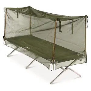U.S. Military Mosquito Net Only Is Designed To Cover A Standard Military Cot - W/O Poles and Cot