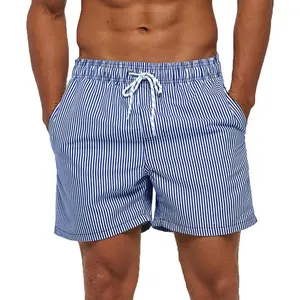 Mens Swimming Trunks 5 Inch Inseam Swim Shorts Summer Bathing Suit Swimwear Beachwear with Pockets