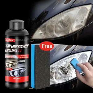 Universal Car Headlight Restoration Kit Anti-Oxidation Scratch Remover Headlight Remove Liquid for Yellowing Repair Headlamp Renewal Polish Paste Headlight Polishing Agent