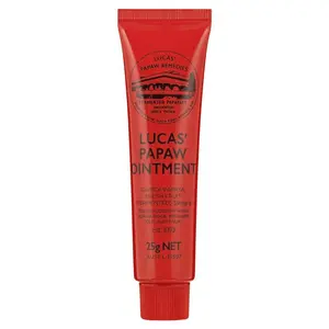 Lucas Papaw Ointment 25g - Soothing Lip and Skin Healing Balm with Fresh Fermented Carica Papaya, Suitable for All Skin Types, Made in Australia - Skincare Gentle Comfort