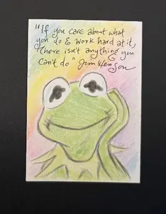 “If You Care” Sketch Trading Card - Created by Guy Gilchrist
