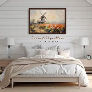 Bring Home the Charm of the Netherlands: Stunning Windmill Poster – Perfect for Any Space, Inspiring Tranquility and Timeless Beauty! Elevate Your Decor with This Unique Art Piece, Celebrate Dutch Heritage, and Transform Your Walls Today