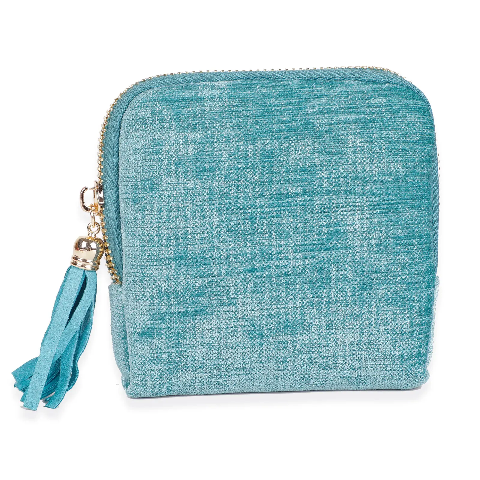 Teal Blue Portable Jewelry Bag