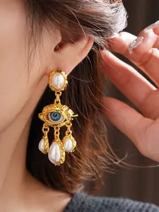 Angel Eye Earrings, Dangle Earrings, Unique Design for Elegant Style, Lightweight Accessories for Special Occasions, Perfect Gift for Loved Ones