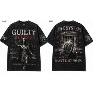 LIL G x AURIA – Guilty By Design Tee (Acid Wash Edition)