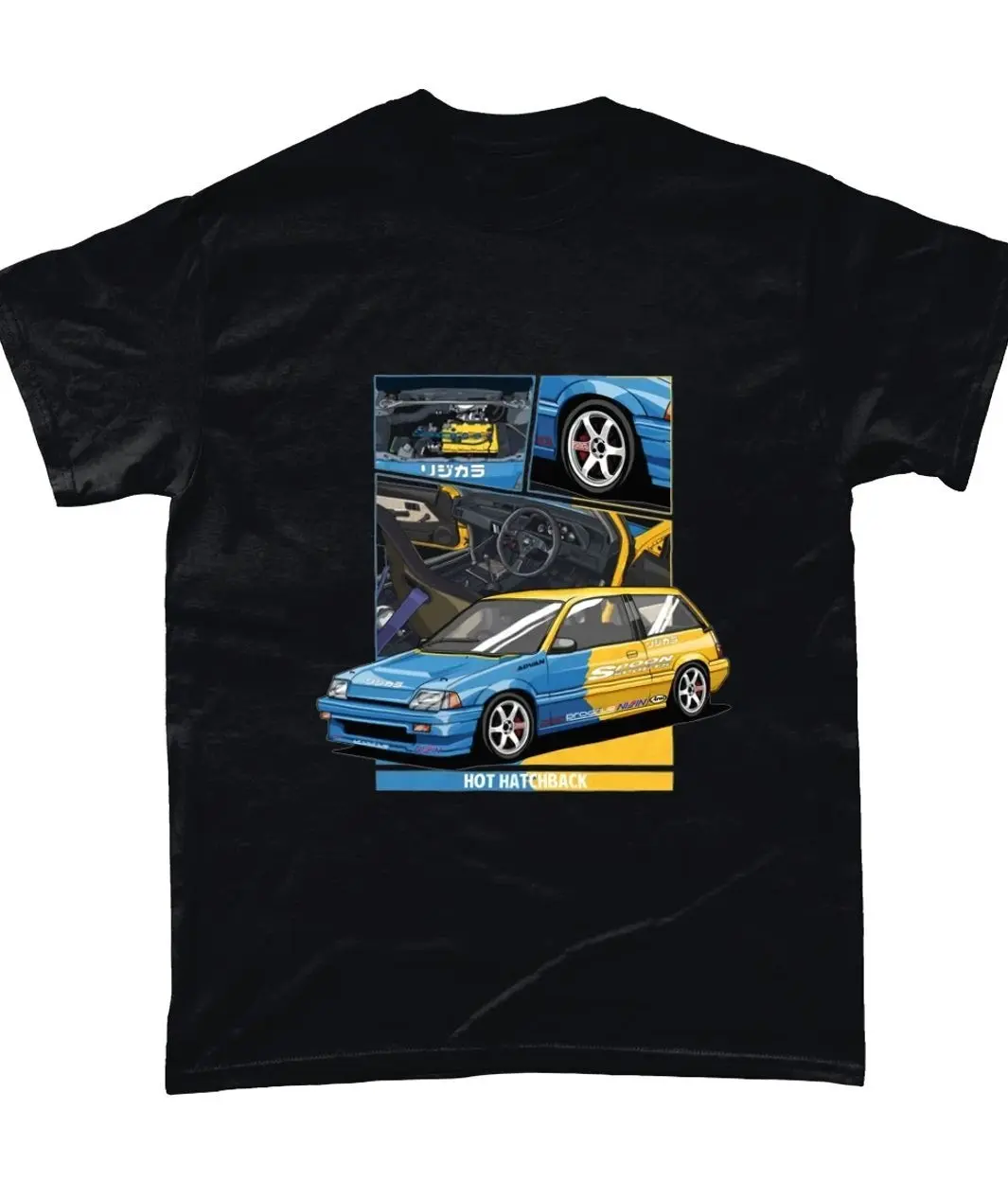 Vintage Classic Civic Spoon Unisex T-Shirt Sweatshirt Hoodie, JDM Car Enthusiast and Fans Gift