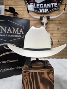 Panama 1000x Panter Palma Shantung Sombrero Straw Hat