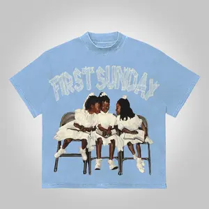 Sopula First Sunday Graphic 100% Cotton Basic T-Shirt