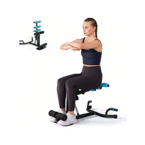 Deep Squat Machine, Adjustable Glutes Trainer Machine, Core Leg Push Up Workout Machine For Home Gym