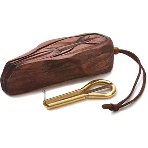 Jew's Harp by  P.Potkin in Shaman Wooden Case (Mouth Musical Instrument)