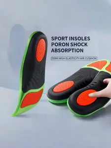 High Arch Support Sports Insoles, Sport Performance Insoles, Plantar Fasciitis Insoles, Shock Absorption Comfy, Durable, Breathable, Odor Resistant, Ergonomic Fit for Sneakers, Casual Shoes, Hiking Boots