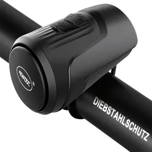 Electric Bike Bell 125db Loud Anti-Theft Alarm Horn USB Rechargeable Waterproof for MTB BMX Scooter Road Cycling Adults