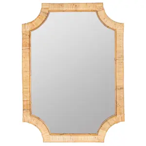 Lina Rattan Wall Mirror