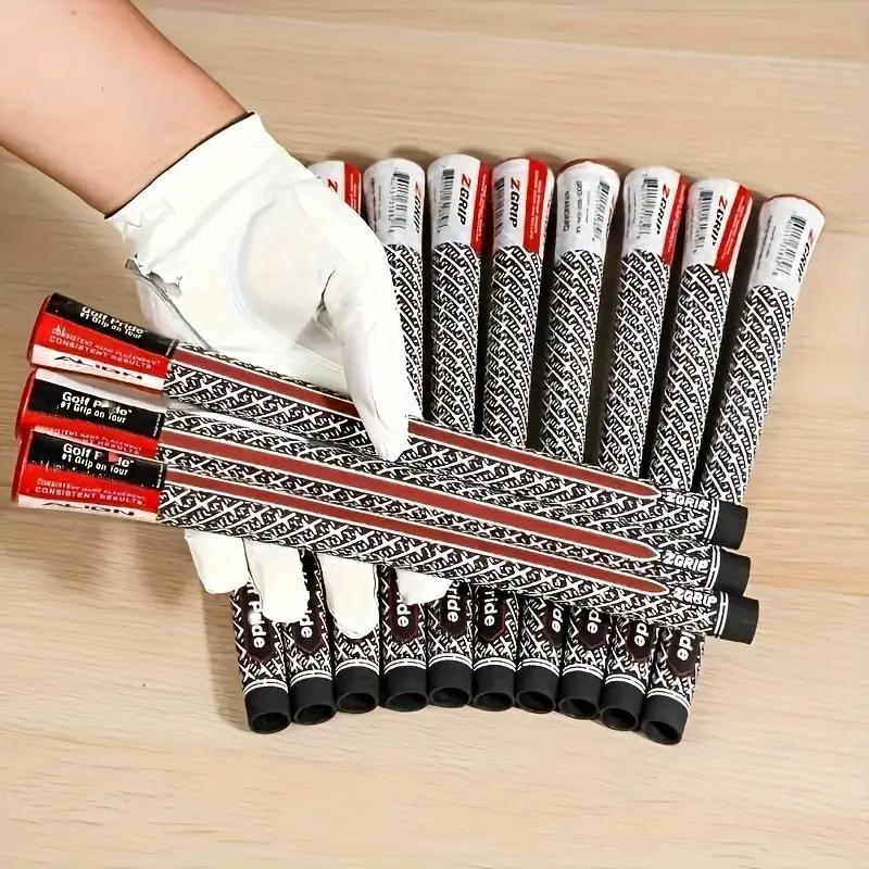 Z-Grip 13PCS Golf lron and Wood Grips - Durable SoftRubber Grips with Z Ridge Line Design for Standard/MidsizeGolfers
