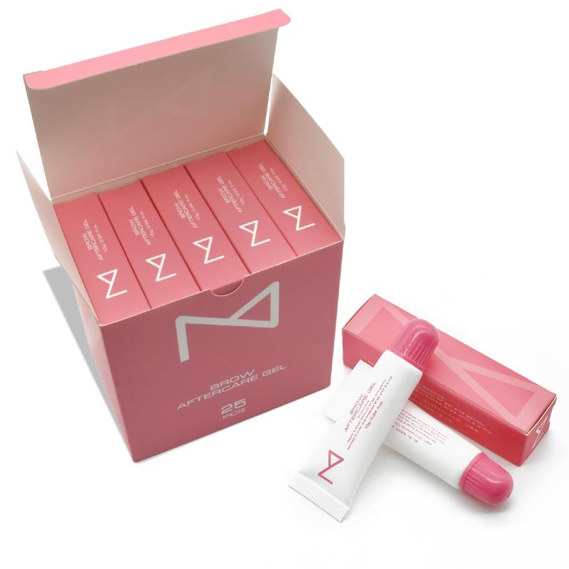 M - PACK OF 25 Brow Eyebrows Aftercare Gel Ointment For Microblading, Brows & Permanent Make Up - Repair Cream Tube - Anti-Inflammatory, Better Pigment Retention Eyebrow Protector 10g/0.34 fl oz