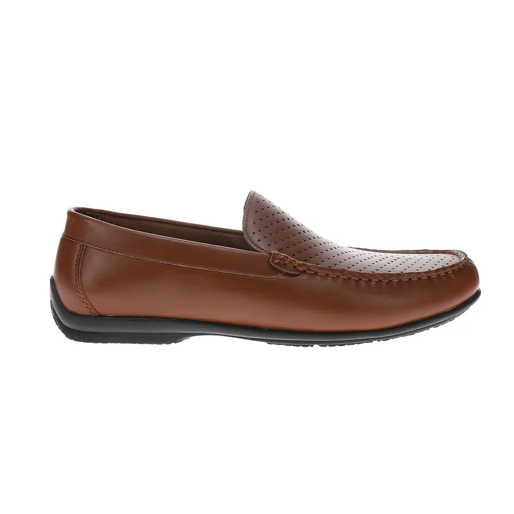 Stacy Adams Men’s Tan Perforated Slip-On Loafers Stacy Adams Men main image 3