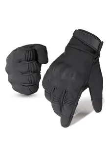 Touch Screen Cycling Gloves, Warm Non-slip Outdoor Sports Motorcycle Riding Gloves for Hiking Camping Motorbike Motorcycle, Windproof All-match Gloves for Men & Women