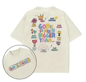 God is Bigger Shirt, Retro Christian Shirts , Vintage I Love Jesus 2025 Shirt, Christian t shirts, Christian Easter Gift, Gift For All, Full Size, Full Color Top Womenswear Streetwear Tshirt