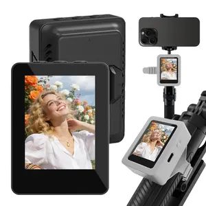 Screen Splitter Watch Band with Rear Camera for Prompter Live Stream Selfie Vlog Mobile, Non-Button Cell Battery, Lithium Ion, Model Xinghao D11, Selfie Accessories