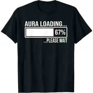 Men's 100% Pure Cotton Short-Sleeve Round Neck Unisex Cut T-Shirt, 67 Funny Gen Alpha Meme Graphic Print Streetwear Top Linked to Charleston White & Tia Kemp, Casual Garment