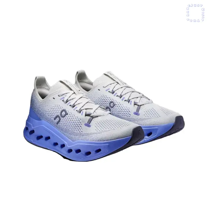 Lightweight High Rebound Running Sneakers | Gradient Breathable Mesh Knit Hollow Cushion Sole | For Road Jogging Gym Workout | Buffers Ground Impact to Relieve Foot Fatigue