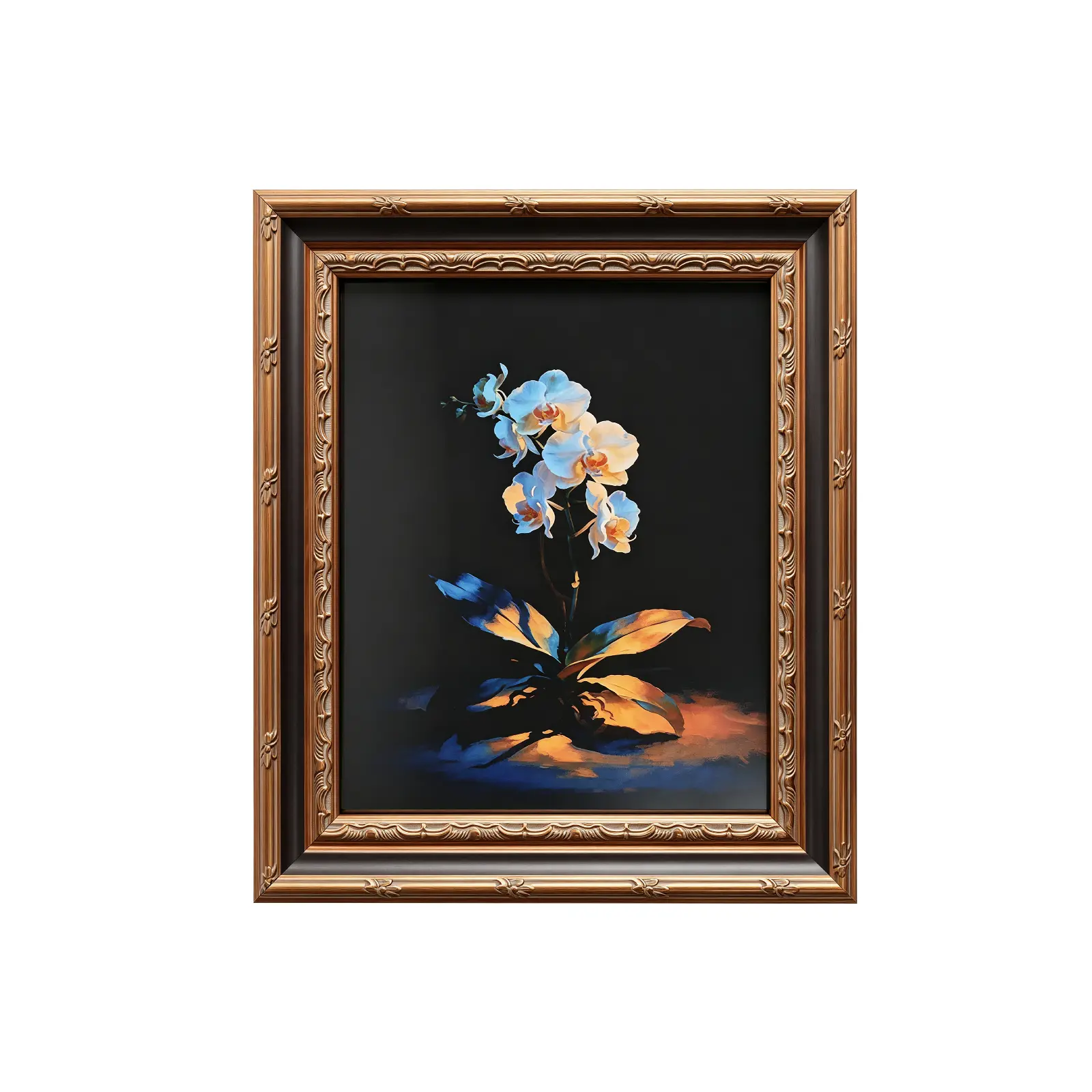 Vintage Ornate Wooden Picture Frame, Antique-Style Decorative Frame for Family Photos, Portraits & Wall Decor, 8x10 & 11x14