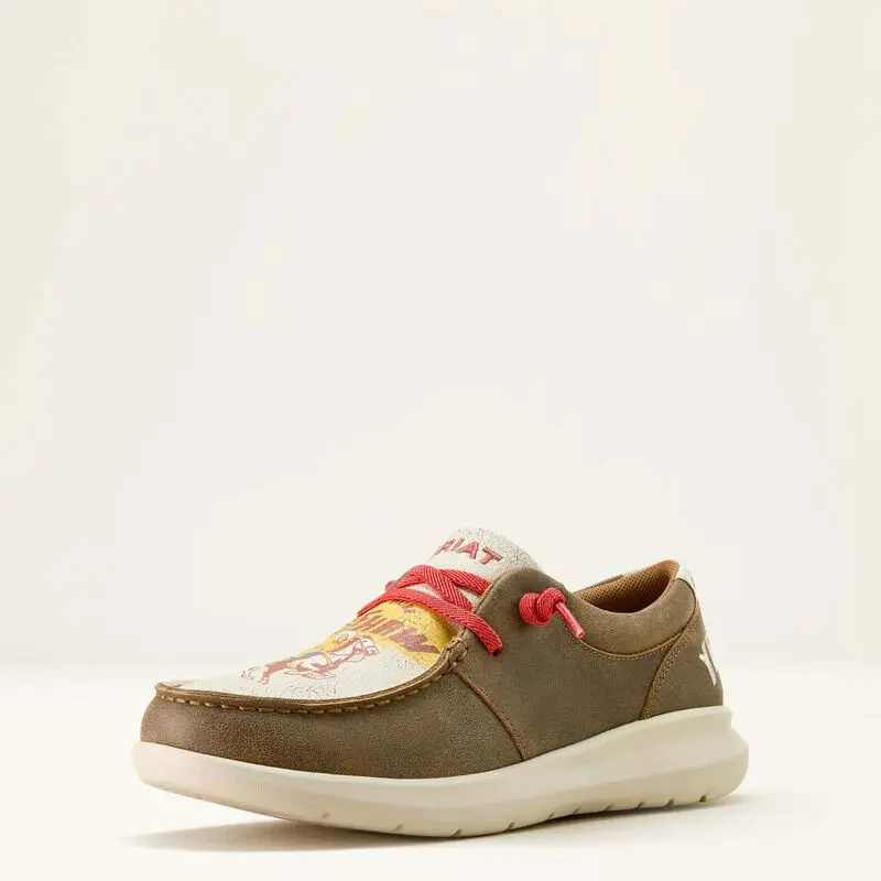 Ariat Women's Hilo Sendero Full-Grain Leather Trainers - Eco-Conscious, Lightweight & Breathable Casual Low-Tops with Elastic Laces, Casual Breathable Footwear, Walking Shoes, Low Top, Breathable Mesh