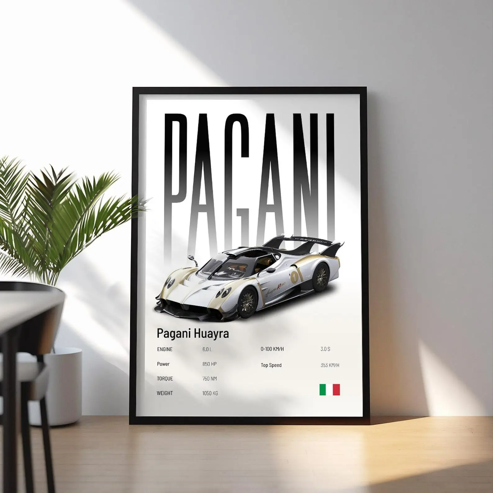 Pagani Huayra R Evo Poster | Car Print | Hypercar Poster