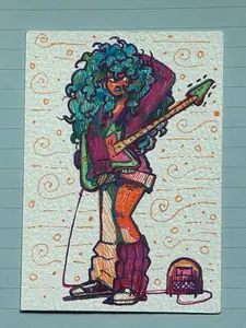 Windy | ACEO Miniature Art, original art,