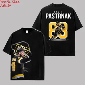 [X-26] David Pastrnak Pasta 88 For Bruins Nation High-Quality 100% Cotton T-Shirt (Made In US), Boston Hockey Fans Shirt, Game Day Outfits, Gift For Hockey Kids Fans, Hockey Graphic Tee
