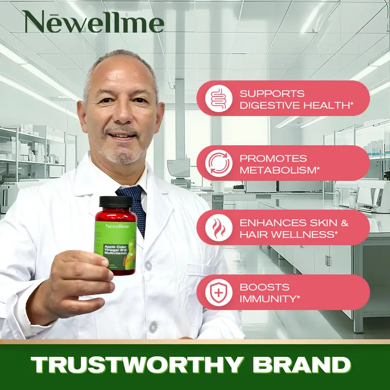 Apple cider Vinegar Gummy Energy and Gut Health - Gut Health - supports digestion, detoxification and cleansing - B12 is an edible supplement