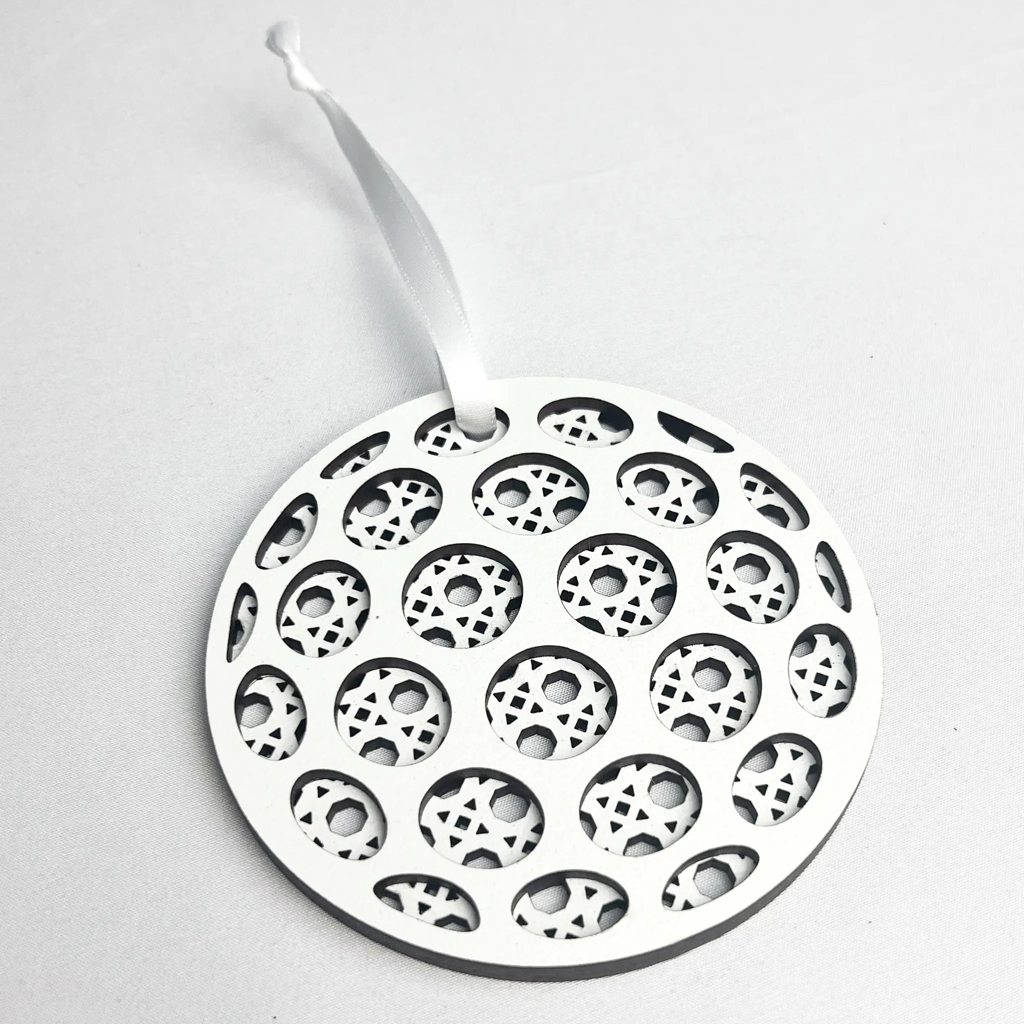 Rattan Golf Ball Ornament
