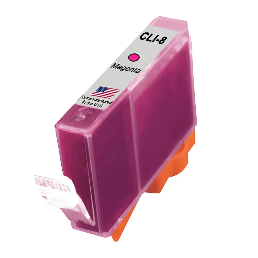 U.S. Remanufactured for Canon CLI-8 Magenta Ink Cartridge
