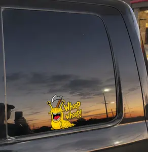 “Whoop Whoop!” Sluggalo Car Decal Sticker