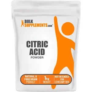 BulkSupplements - Citric Acid Powder - Food Preservative - Enhance Flavor - 1kg