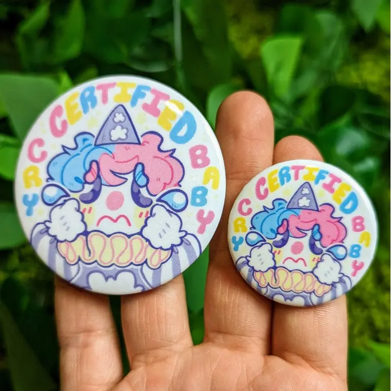 Certified Crybaby Buttons Certified Crybaby Buttons