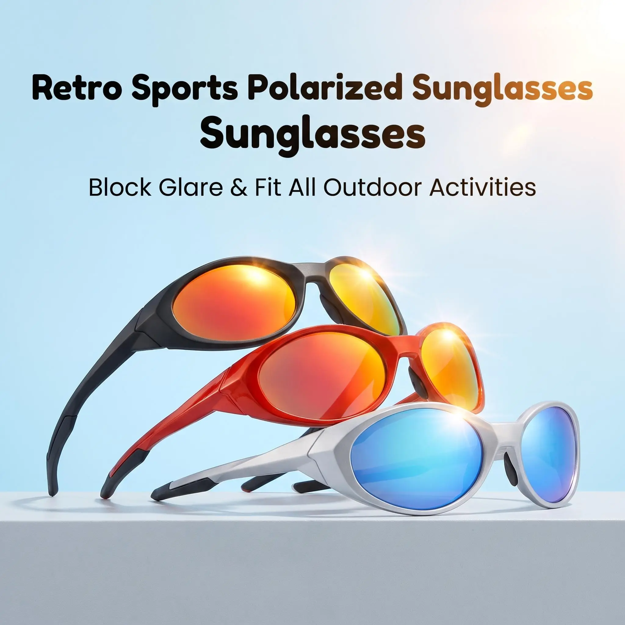 Stylish Lightweight Sunglasses, Trendy Everyday Eyewear Frames, Comfortable Fashion Glasses for Beach & Vacation