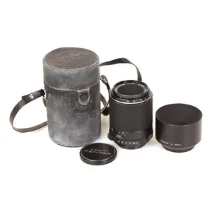 Pentax M42 Screw Mount 100mm 4.0 Asahi Super-Macro-Takumar Lens & Case Hood Caps