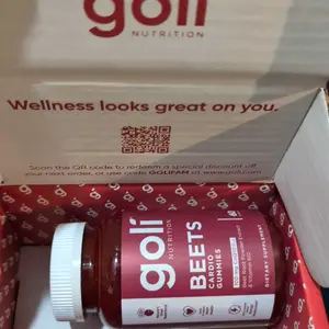 Product Review of Goli Beets Cardio Gummy - Beet Root Extract & 100mg CoQ10, Gluten-Free, Vegan, Non-GMO, and Gelatin-Free. Nature's Great Superfood from D**n ** T**t