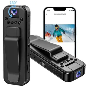 1080P HD Outdoor Sports Camera, Portable Wireless WIFI Vlog Digital Camera with 180° Rotatable Lens & Night-Vision Function, Portable Video Recorder, Action Camera for Outdoor Sport Skiing Cycling Hiking