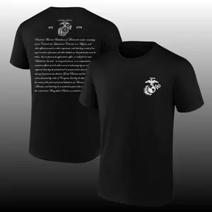 U.S. Marines The Few The Proud T-Shirt – Classic Marine Corps Logo Tee, Soft Cotton Blend Shirt, Patriotic Military Apparel for Men & Women, USMC Gift