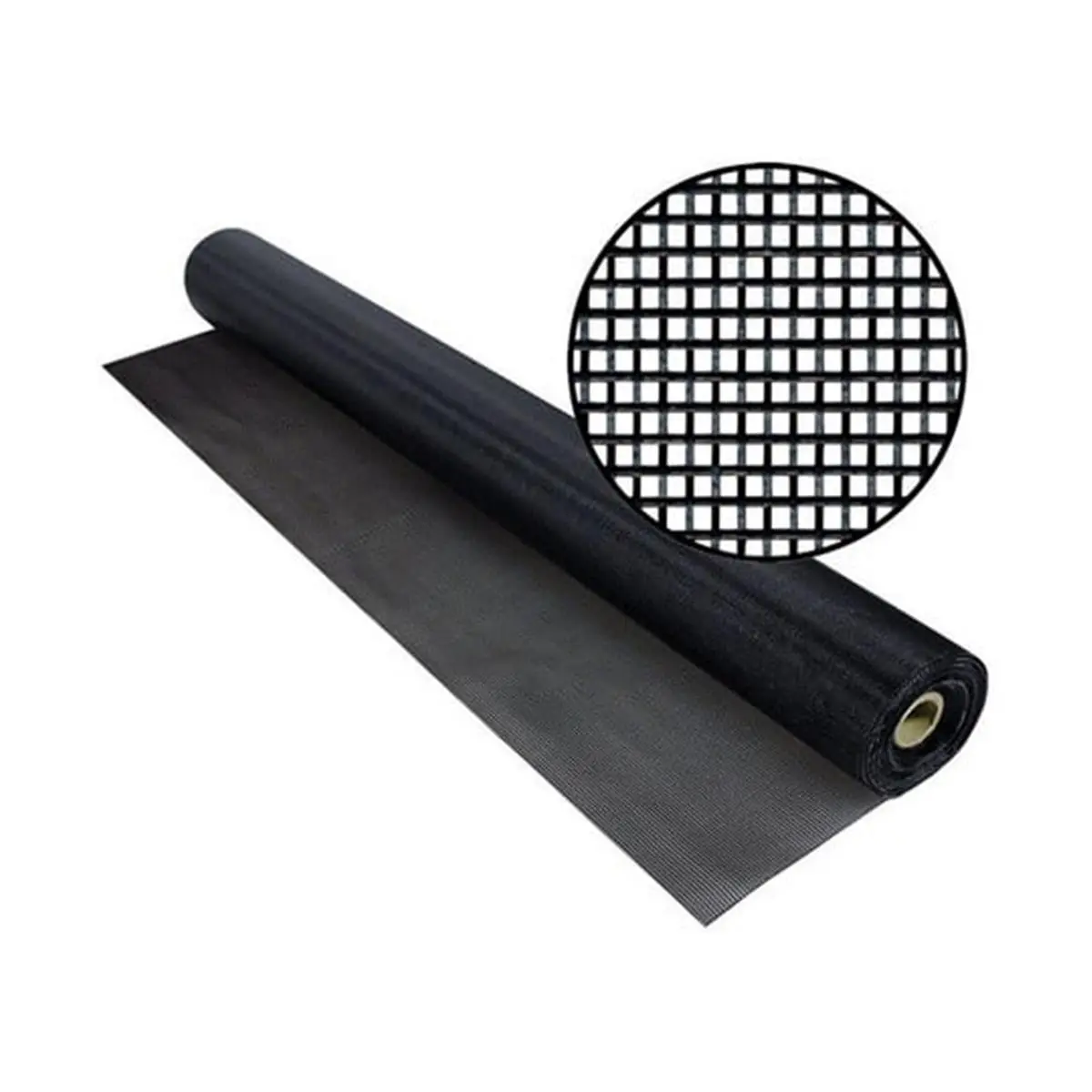 Phifer Tuffscreen Heavy-Duty Insect Screening, Tear Resistant and Puncture Proof Vinyl-Coated Polyester for Outdoor Screendoor, Windows and Doors in High Traffic Areas, 48 in x 100 ft, Black